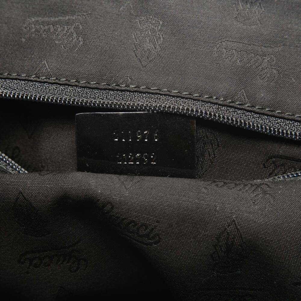 GUCCI Black Canvas Tote Bag - Picture 10 of 13